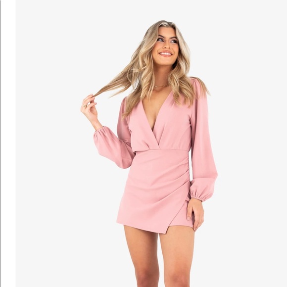 Kittenish Pants - GRETCHEN BLUSH ROMPER